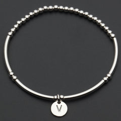 Alphabet Bracelet - Silver