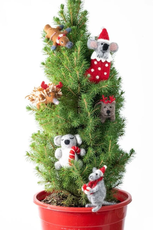 Handmade Felt Christmas Decorations