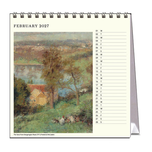 Desk Calendar 2027 - Australian Landscape