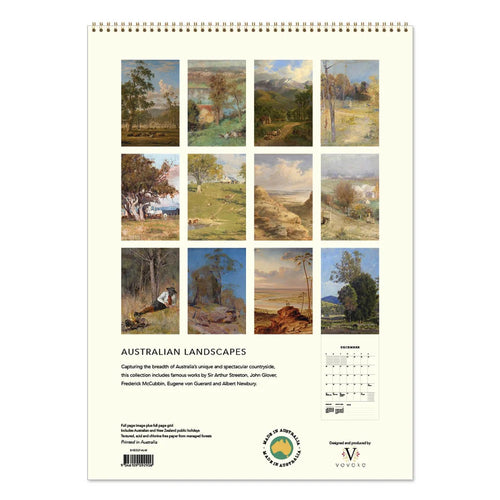 Wall Calendar 2027 - Australian Landscapes