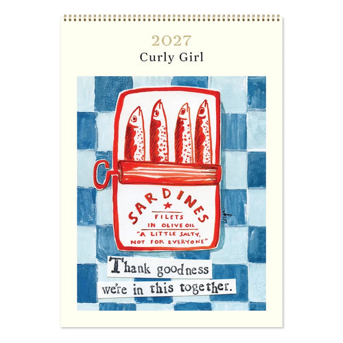 Wall Calendar 2027 - Curly Girl