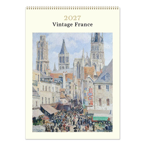 Wall Calendar 2027 - Vintage France