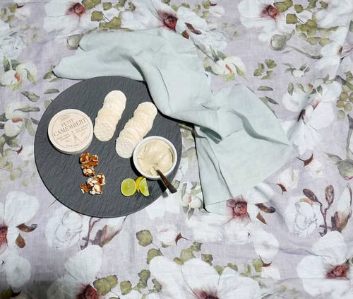 Round Tablecloth 180cm - Beige Magnolia