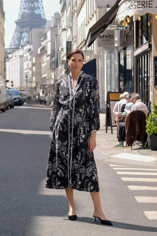 Nelly Butterfly Print Dress