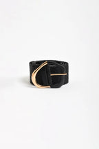 Wrapped Buckle Stretch Belt