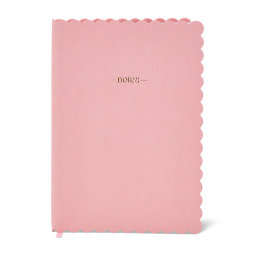 Journal Notes - Pink Scallop