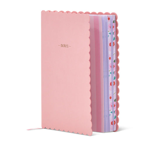Journal Notes - Pink Scallop