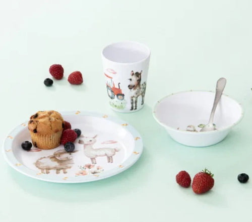 Little Farm 3pc Kids Dinner Set