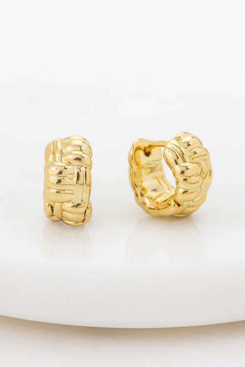 Brielle Huggie - Gold