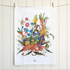 Australian Natives Tea Towel - Mr Towazas Bread Board
