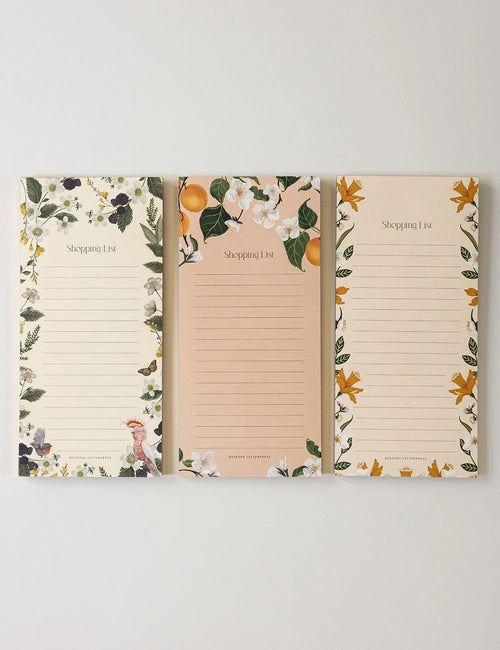 Magnetic Shopping List - Cockatoo