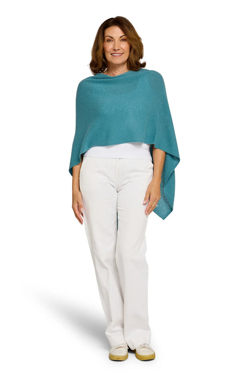 Cashmere Topper - Blueberry