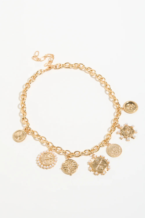 Charlie Multi Charms Necklace