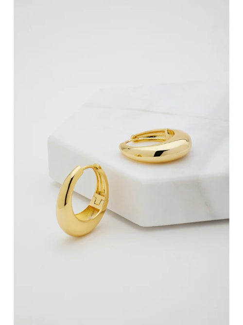 Cleo Hoop - Gold