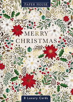 Christmas Card Wallet 8pk