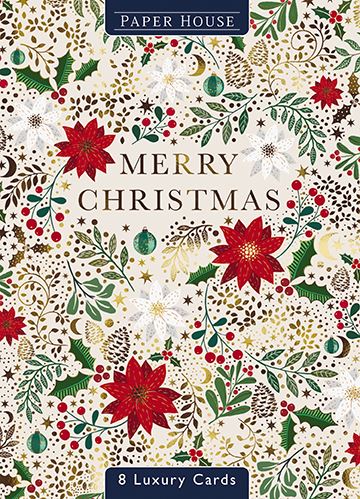 Christmas Card Wallet 8pk