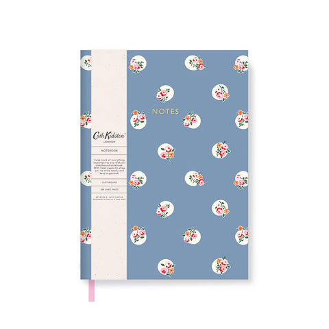 A5 Cloth Notebook - Floral Spot