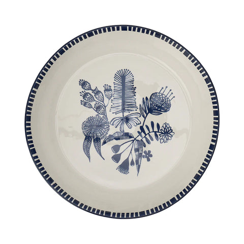 Ceramic Bowl - Navy Natives