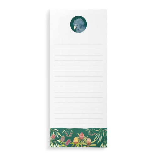 Magnetic Notepad - Cockatoo