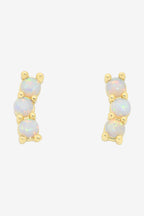Emery Gold Opal Earring