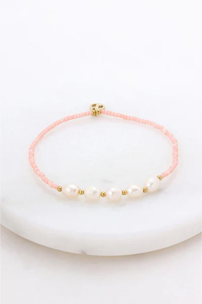 Emily Bracelet - Blush / Gold