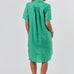 Shirt Dress - Green