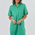 Shirt Dress - Green