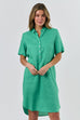 Shirt Dress - Green