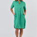 Shirt Dress - Green