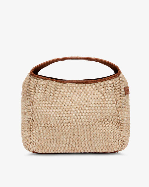 Linton Crossbody - Tan Weave
