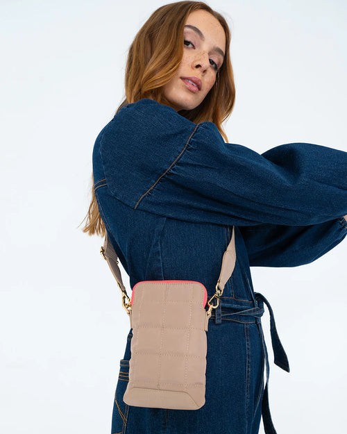 Baker Phone Bag- Taupe