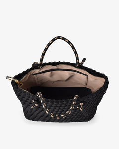 Michigan Tote - Black Neo Plait