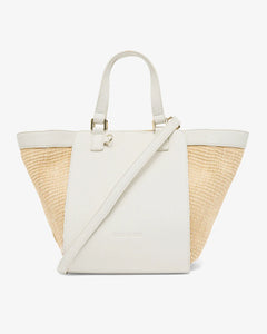 Carnegie Tote - Chalk/Natural Weave
