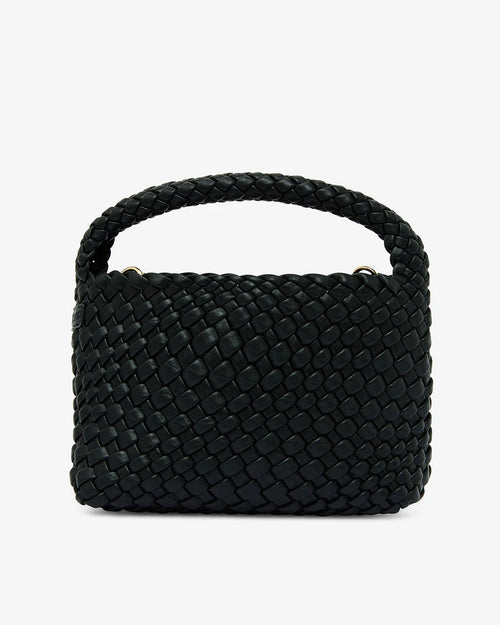 Linton Crossbody - Black Plait