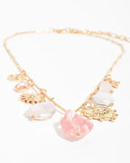 Folklore Linked Charm Necklace
