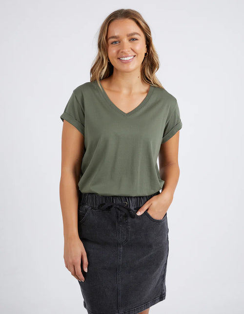 Manly V Tee - Khaki