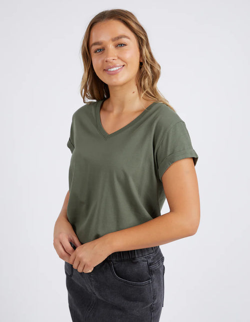 Manly V Tee - Khaki