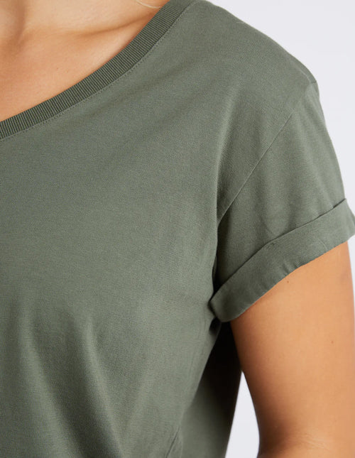 Manly V Tee - Khaki