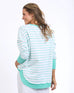 Simplified Stripe Crew - Neon Mint