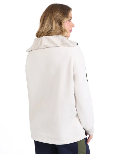 Knit Collar Crew - Bone