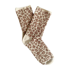 Lurex Glitter Socks - Leopard