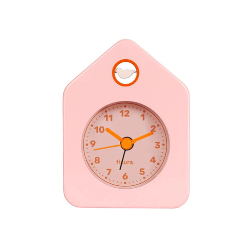 Mini House Alarm Clock - Pink