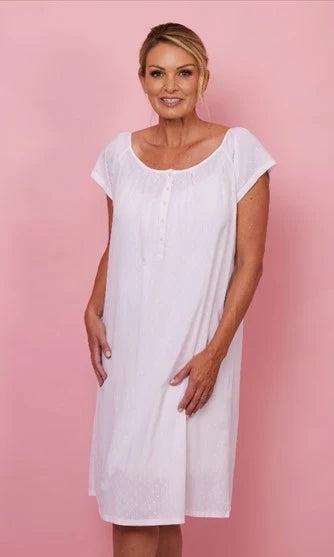 Cap Sleeve Nightie - Hailspot