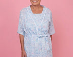 Cotton Robe - Vintage Paisley