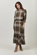 Linen Skirt - Breen Plaid