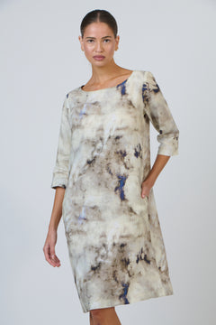 Linen Dress - Emperador
