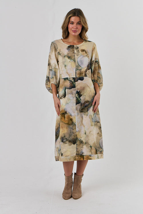 Midi Dress - Marble