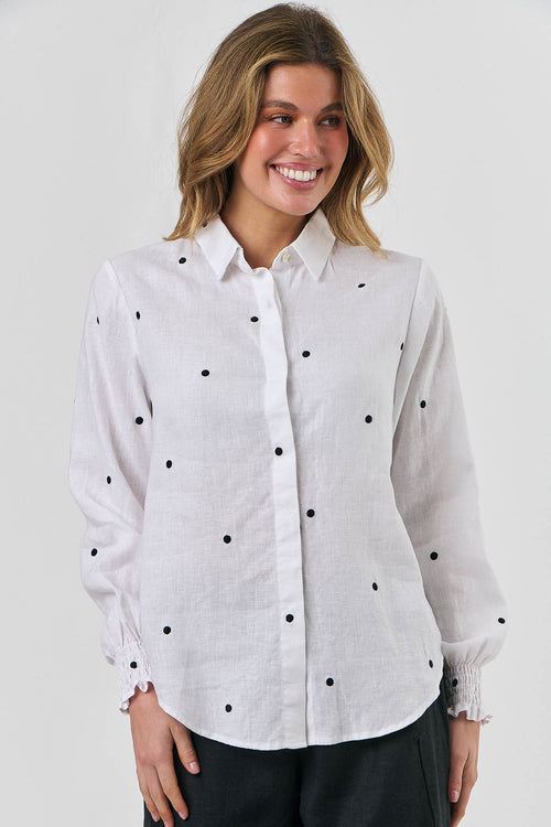 Button-through Top - Dalmatian