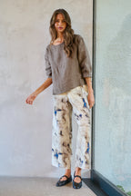 Linen Pants - Emperador