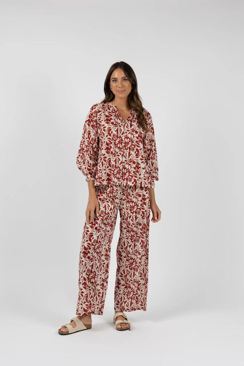 Eden Pant - Brick